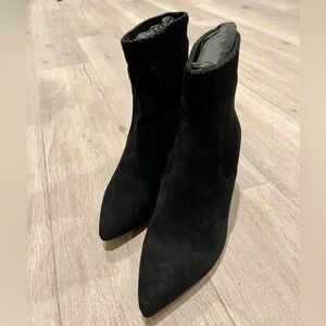 Steven by Steve Madden Black Block Heel Booties Size 6